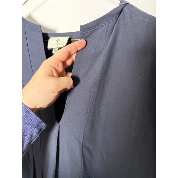 Tuckernuck Luella Oxford Navy Blue A-line Dress Women's Size Plus XXL NWOT - Picture 4 of 7